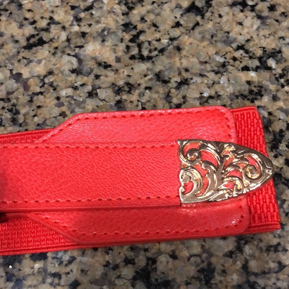 Elegant Women's Belt Set with Gold 2 Buckles - Picture 5 of 6